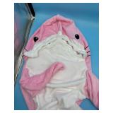 Size Medium Touchat Shark Blanket Hoodie Onesie, W