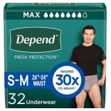 Depend Fresh Protection Adult Diapers, Incontinenc