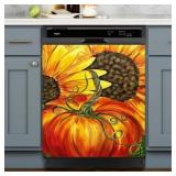Pumpkin Sunflower Kitchen Decorative Dishwasher Ma