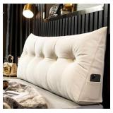 New Queen Size Triangular Headboard Pillow Wedge P