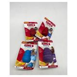 Lot Of 4 Various Kong Dog Chew Toys