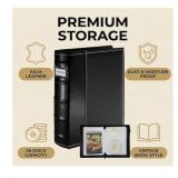 3 Pack CD DVD Storage Binder with Zipper - Holds 1