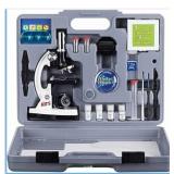 AmScope 120X-1200X 52-pcs Beginner Microscope STEM