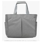 Grey Breast Pump Tote - Convenient for Carrying Pu