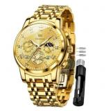 OLEVS Mens Watches Chronograph Business Dress Quar