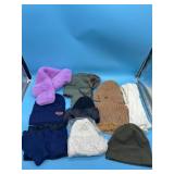 Large lot of winter accessories- hats, scarves, kn