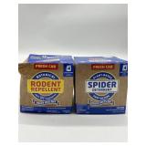 New Lot of 2 Fresh Cab Products, Spider Deterrant