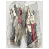 Lot of 2, Monster&Master 6" Locking Plier Set - Ad