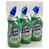 Lot of 6 Lysol Toilet Bowl Cleaner Gel, For Cleani