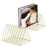 Skywin 2 Pack Triangle Vinyl Record Storage - 9 Sl