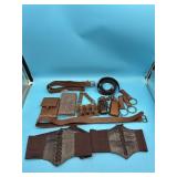 Large lot of accessories for renaissance fair Hall