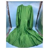 Green long sleeve formal dress size XL