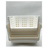 Lot of 6, TidyFriend Stackable Storage Bins for Pa