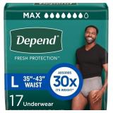 Depend Fresh Protection Adult Diapers, Incontinenc