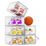 Thickened Clear Shoe Storage Organizer with Magnet