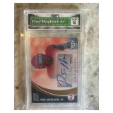 Graded Autographed & Numbered Paul Magloire Jr 201