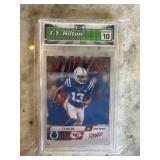 Graded Gem Mint 10 Numbered Red TY Hilton 2022 Pre