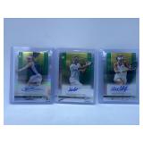 Lot of Topps Chrome Autographed Tennis Stars