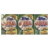 Vintage 3 Wax Pack Lot of 1987 Topps Baseball Card