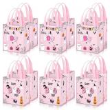 Tiamon 24 Pcs Pink Halloween Party Gift Bags Littl