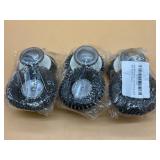 New 6-pack stainless steel scrubber for ovens and