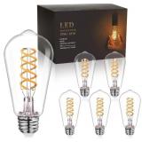 ST58 (ST19) Vintage Edison LED Bulb,Soft White 270