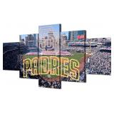 San Diego Baseball Stadium Panoramic With Padres N