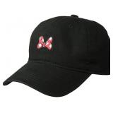 Disney Minnie Mouse Dad Hat, Cotton Adjustable Bas