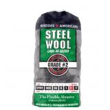 Steel Wool, 12 pad, Medium Coarse Grade #2, Rhodes
