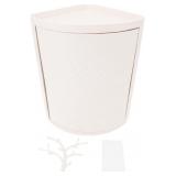 Countertop Corner Storage Cabinet, 360  Rotating D