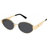 SOJOS Retro Oval Sunglasses for Women Trendy Class