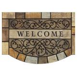 Durable Welcome Door Mats, 24"x36" Heavy-Duty Larg