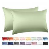 100% Cotton Standard Pillowcases Set of 2, Deep Dr
