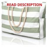 Becokan Beach Bags for Women Large Waterproof Beac