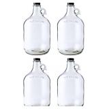 Fastrack 4-Pack 1 Gallon Glass Jug Set (128 oz) w/