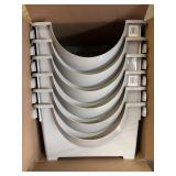 New (2 packs of 3) Skywin Plastic Stackable storag