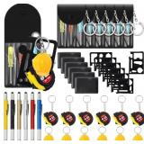 30 Pcs Mini Tape Measure Screwdriver Helmet Set Mu