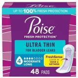 Poise Ultra Thin Incontinence Pads & Postpartum Pa
