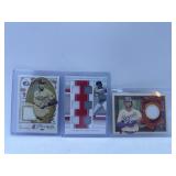 Lot of MLB Baseball Jersey Swatches - Stars