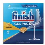 FINISH Dish Detergent Gelpacs, Orange Scent, 54/Bo