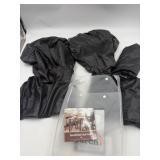 Searchl chair seat covers black PU size Large 6 ch