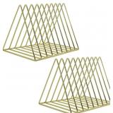 EASEPRES 9 Slot Magazine Rack Book Record Holder,