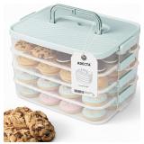 Stackable Cookie Storage Containers, 4-Layer with