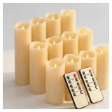 Enido Flameless Candles Led Candles Pack of 12 Bat