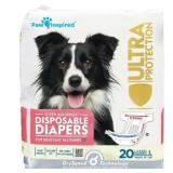 Paw Inspired Disposable Dog Diapers Female| Puppy,