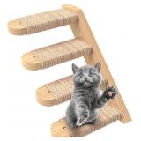Skywin Cat Wall Steps - Solid Rubber Wood Cat Stai