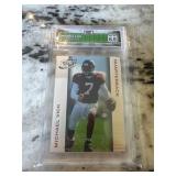 Vintage Graded Michael Vick Rookie 2001 Press Pass