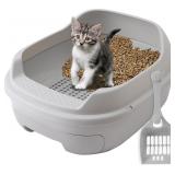 TidyFriend Sifting Cat Litter Box (Grey), Perfect