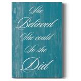 Motivational Quote Wall Art, Positive Quote Wall A