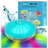 Skywin Floating Pool Speaker with Lights, Wireless